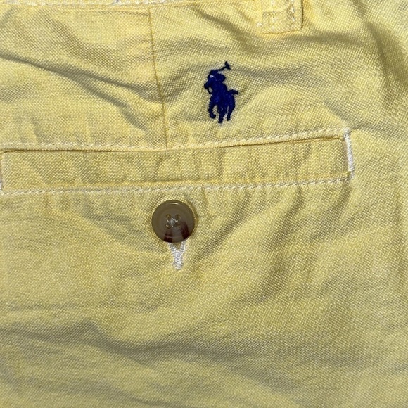 Boys/Kids Vintage Polo by Ralph Lauren Yellow Khaki Shorts Size 10 - Picture 6 of 7